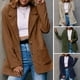 thumbnail image 4 of Chaqueta de pana de mujer con bolsillos, solapa y botones, chaqueta vintage de manga larga Abanopi Medio, 4 of 7