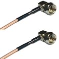 thumbnail image 2 of Câble Coaxial RG316 F Angle Mâle à F Angle Mâle RF Pigtail 6 Pieds, 2 of 3