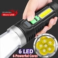 thumbnail image 1 of HLONK 1500000LM LED Flashlight Super Bright Torch USB Rechargeable Lamp High Powered The strong light flashlight, 1 of 7