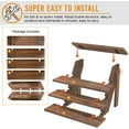thumbnail image 5 of Wooden Cake Stand, Farmhouse Display Stand for 24 Cupcakes, 5 of 6