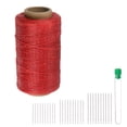 thumbnail image 1 of Unique Bargains Upholstery Sewing Thread 260m Polyester with 30pcs Needles, Red, 1 of 6