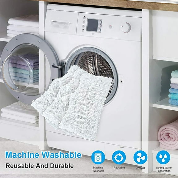 GBAYXJ^White| Compatible Withshark Steam Mop Cloth 4 Pack Replacement Cleaning Pad