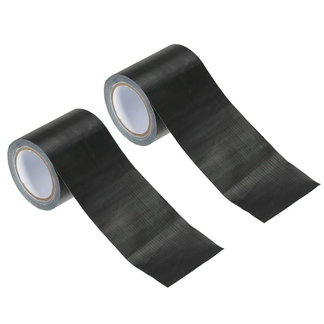 Unique Bargains Leather Repair Tape 2.2'X30', Self Adhesive Realistic Leather Textured Patch, Black