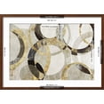 thumbnail image 5 of Art.com Overlaps Art Print by Tom Reeves, Brown Frame Wall Art, 29" x 21", 5 of 5