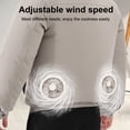 thumbnail image 3 of Conditioned Clothes Fan, Cooling Vest Fan Low Noise 5V  for Cooling Jacket, 3 of 8