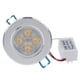 thumbnail image 3 of Bewildely Foco empotrable de luz de techo LED regulable de 4 * 3W Luz blanca fría 100-140V Iluminación y accesorios cálido Bewildely HA024488-02, 3 of 6