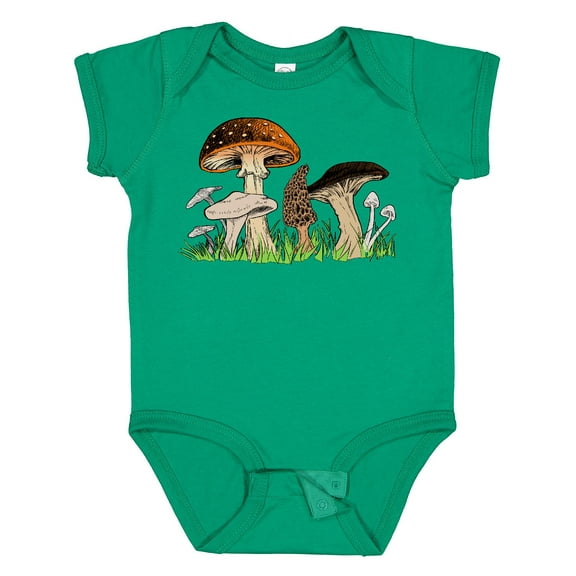 Inktastic Mushroom Hunting for Morel Mushroom Boys or Girls Baby Bodysuit