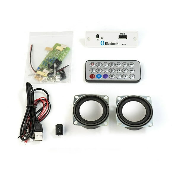 relayinert Adults Children Portable Wireless Speaker DIY Crafting Kit Stereo Sound Speakers Making Set Handmade Accessories Type 2