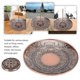 thumbnail image 2 of Home Alloy Incense Burner Ash Catcher Flower Statue Censer Plate with 9 Holes Stick Incense Holder, 2 of 3