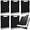 Black Color, variant on 6 Pcs Plastic Clipboard with Storage Colored A4 Nursing Holder Heavy Duty Waterproof Storage Clipboard Folder for Office School Nurses Teacher Essentials (Black Color)