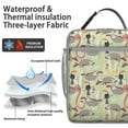 thumbnail image 2 of Sloth Insulated Lunch Bag Box Men Reusable Lunch Bag Lightweight Lunchbox Picnic Travel, 2 of 6
