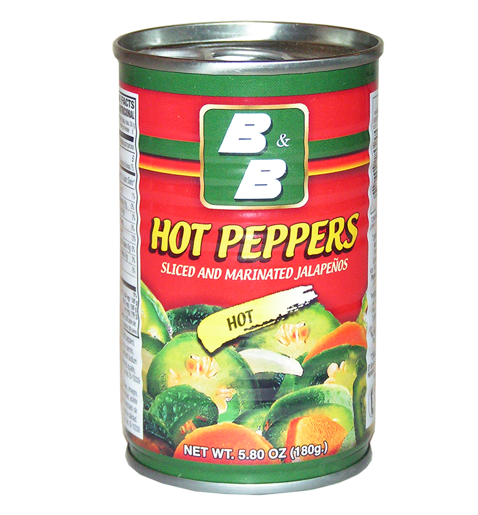 B&B Hot Peppers Mild Spicy 5.8 oz Jalapeno Semipicante (Pack of 48