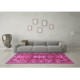 thumbnail image 3 of Ahgly Company Indoor Rectangle Medallion Pink Traditional Area Rugs, 2' x 3', 3 of 4