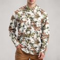 thumbnail image 2 of CONFREE Mens Hoodie Camouflage Prints Cooling Hoodies For Men Long Sleeve Lightweight Casual Pullover Hooded Sweatshirts, 2 of 7