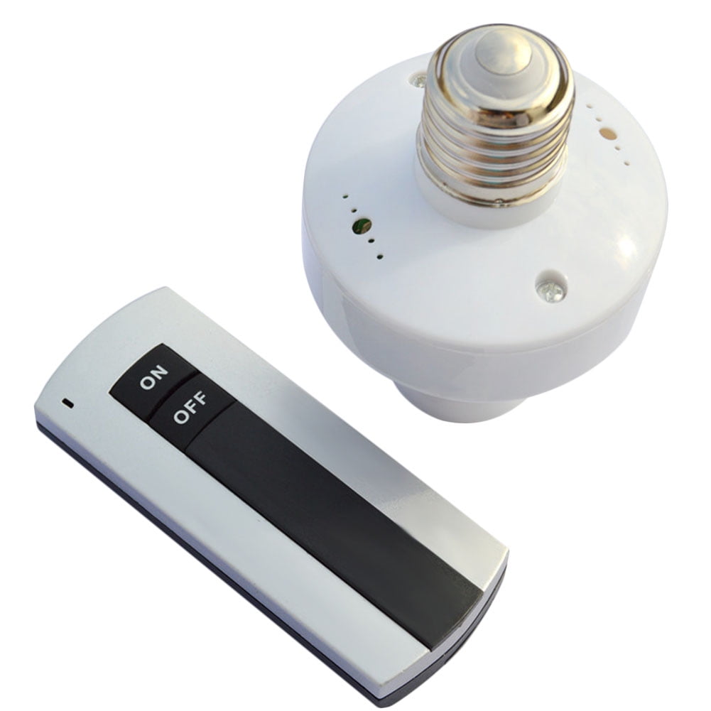 E27 Wireless Remote Control Light Socket Extender Set Home Automation