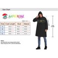 thumbnail image 4 of Mens Long Hooded Safety Rain Jacket Waterproof Emergency Raincoat Poncho X-Large, 4 of 5