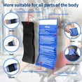 thumbnail image 2 of Gel Ice Cold Packs - (2-Piece Set) Soft Reusable Cold/Hot Compress, Provides Alleviate Joint and Muscle Pain. Flexible Therapy from Injuries - Shoulder, Back, Knee, Neck, Ankle & More., 2 of 7