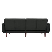 Better Homes & Gardens Nola Modern Futon, Camel Faux Leather