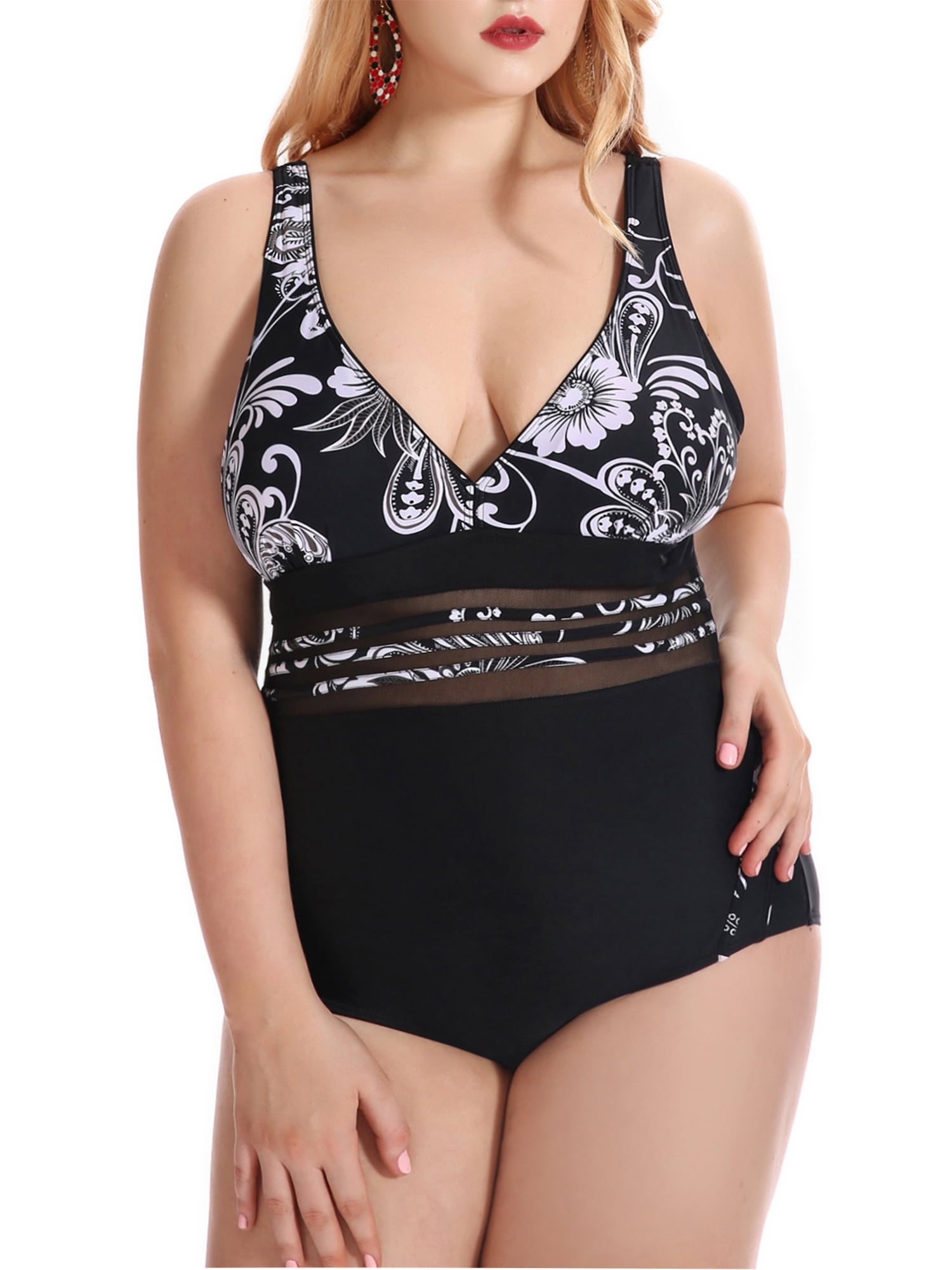 walmart junior plus size swimwear
