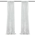 thumbnail image 1 of Paquete De Dos Cortinas De Lentejuelas Telón De Fondo Boda Cumpleaños Decoración De Fiesta De Halloween Fotografía Cortinas De Fotos En Vivo-Plata (25*19*2,580), 1 of 14
