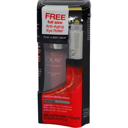 Olay Regenerist Microsculpting Serum 1.7oz with BONUS Olay Regenerist Anti-Aging Eye Roller