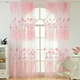 thumbnail image 4 of 2Pcs Gesang Voile Tulle Sheer Curtain Window Panel Drape 39.4x78.8, 4 of 8
