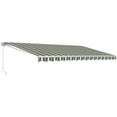thumbnail image 4 of ALEKO 10' x 8' Retractable Patio Awning, Multi Striped Green Color, 4 of 7