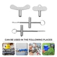 thumbnail image 4 of Monyance water meter key Water Meter & Radiator Utility Key Set - Plumbing Tool(4.45X1.77X0.39Inches), 4 of 11