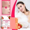 thumbnail image 6 of Kokovifyves Fresh Strawberry Soap Deeply Cleanses The Nourishes and Moisturizes Enjoys Sweet Fruit Aroma 100g, 6 of 9