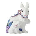thumbnail image 5 of Fitz and Floyd Jardin Rabbit 10 3/4 in Cookie Jar, 5 of 9
