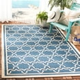 thumbnail image 3 of SAFAVIEH Courtyard Allison Oriental Indoor/Outdoor Area Rug, Navy/Beige, 6'7" x 9'6", 3 of 9
