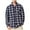 Blue*men's button shirts, variant on Txeol Mens Big and Tall Plaid Shirts Warm Sherpa Lined Long Sleeve Tops Casual Button Down Fleece Shackets with Chest Pocket,Blue XXXXL