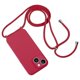 thumbnail image 2 of Funda de silicona líquida para iPhone 14 Plus, color rosa rojo, 2 of 5