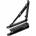 thumbnail image 3 of Juego de 2 soportes para estantes de 150 mm, soporte plegable Soporte plegable para pared Soporte para estante en ángulo de 90 grados Soportes para estante plegables de metal (6 pulgadas), 3 of 5