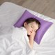 thumbnail image 3 of Funda de almohada de satén de lujo PiccoCasa, juego de 2, morado no estándar, 3 of 7