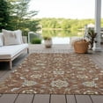 thumbnail image 6 of Addison Rugs Chantille Indoor/Outdoor Transitional Moroccan Paprika Washable Rectangle Rug, 3' x 5', 6 of 6