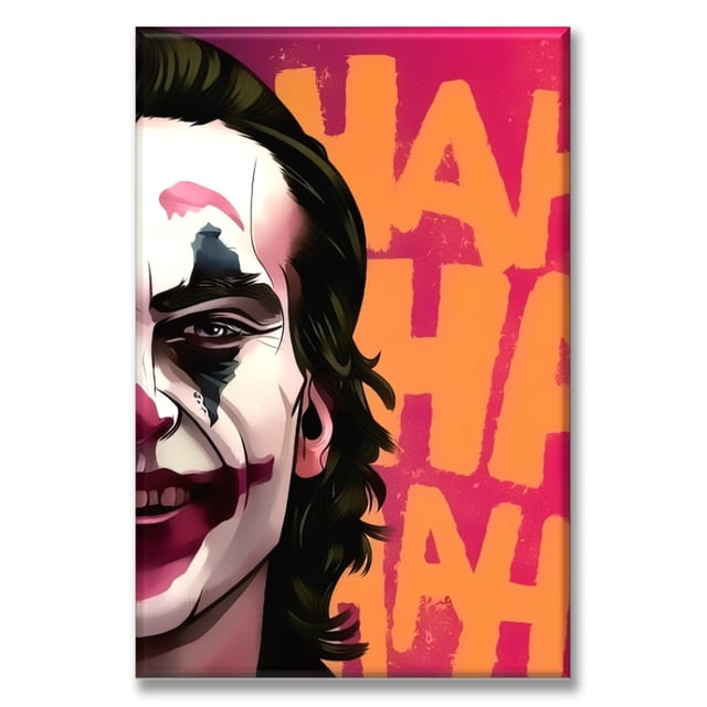 Cuadro Canva Listo Para Colgar Tipo Galería Joker Haha 60X90 cm Pixtreats