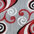 thumbnail image 7 of Flash Furniture Valli Collection Rectangular Contemporary Red Area Rug, 5' x 7', 7 of 7