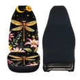 thumbnail image 6 of FOR U DESIGNS Dragonfly Flower Print Car Front Seat Cover Comfortable Car Seat Protector Wear-Resistan Auto Front Seats Only Interior Covers for Vehicle SUV Truck Sedan, Pack of 2, 6 of 7