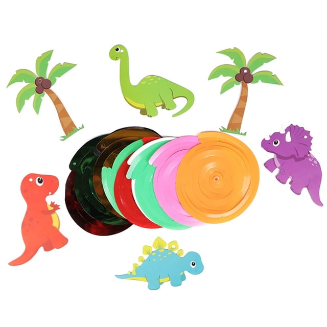 KAKOWELY Decoración para fiesta de cumpleaños, dinosaurio, remolino colgante, suministros para fiesta, decoraciones de remolino para fiesta de cumpleaños temática
