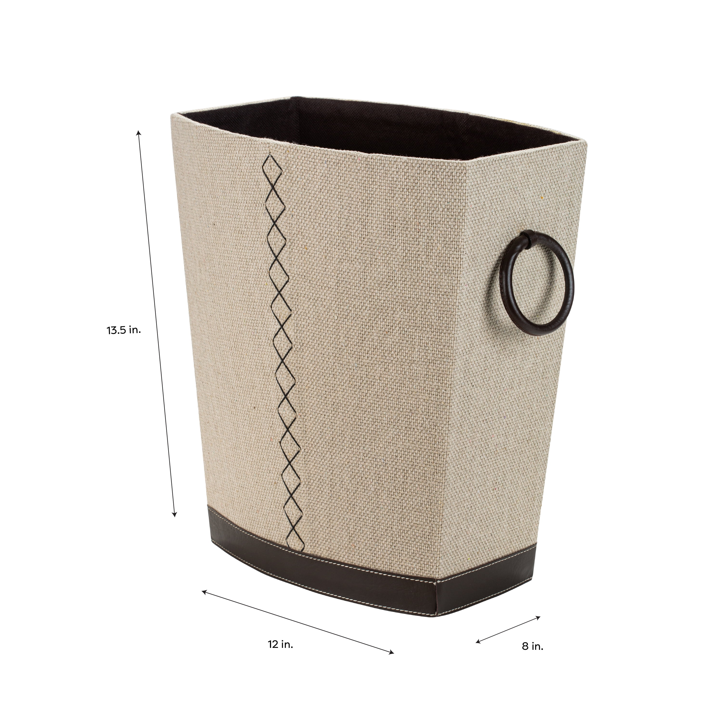 Organize It All Multi-Purpose Canvas Basket in Beige