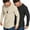 Black/Khaki, variant on Mens 2 Pack Workout Muscle T Shirt Gym Crew Neck Long Sleeve Tee Tops