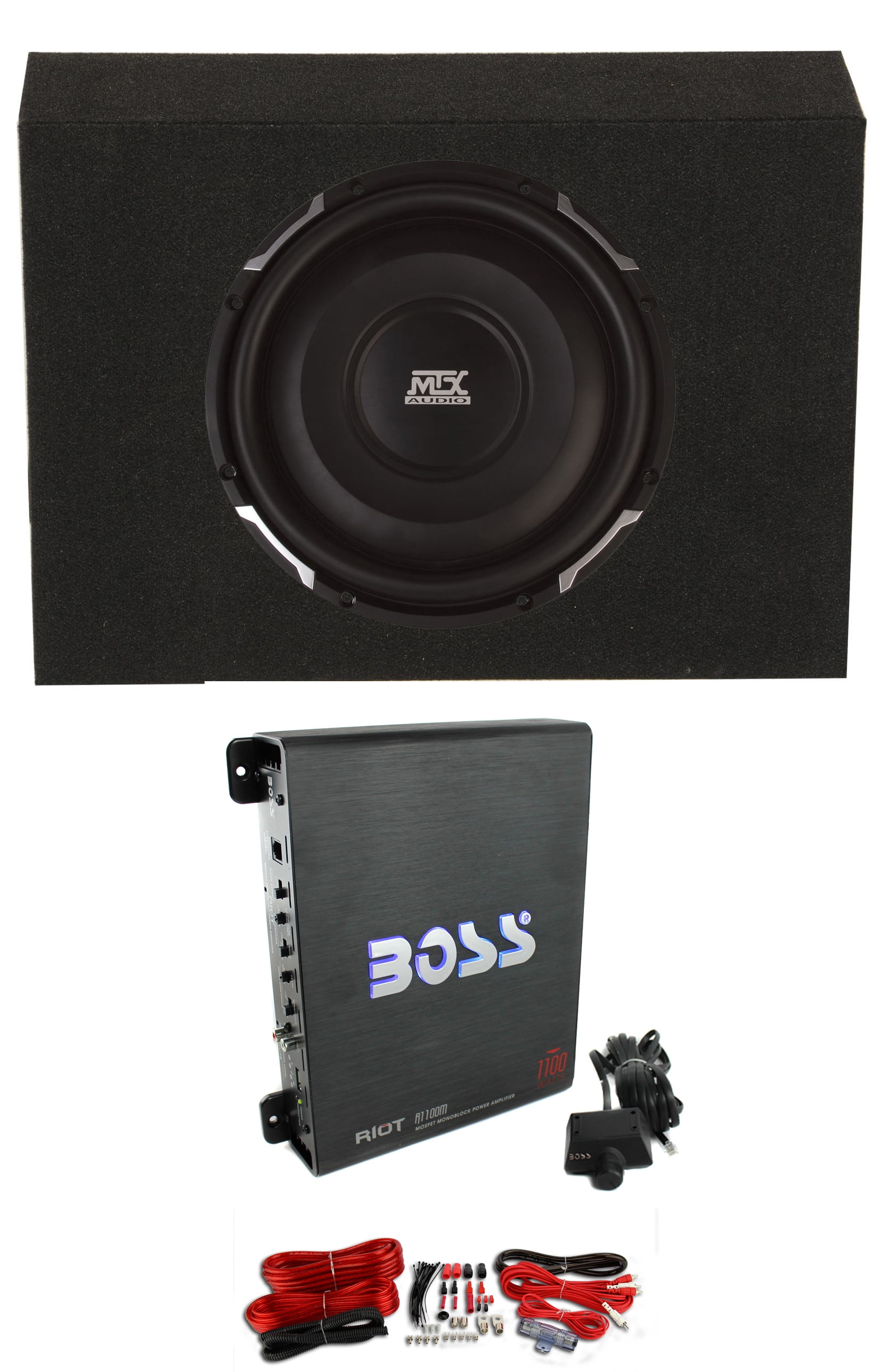 slimline subwoofer and amp