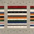 thumbnail image 1 of Ahgly Company Indoor Square Contemporary Brown Abstract Area Rugs, 5' Square, 1 of 6