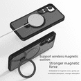 thumbnail image 5 of Sea apropiado para la funda protectora Samsung S23 con soporte de succión magnética invisible giratorio con tacto de piel esmerilada S24ultra, 5 of 5