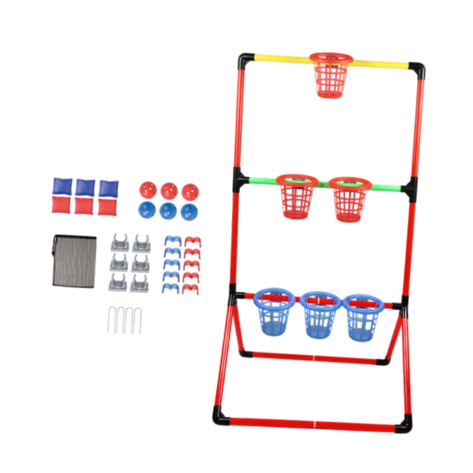 LeeQinersw Bucket Game Throwing Game Indoor Outdoor Garden Party Game for Toddlers