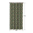 thumbnail image 5 of Green Christmas Gingerbread and Tree Pattern Shower Curtain 36"x72" ,Bathroom Decorative Shower Curtains Set with 12 Hooks,Modern Waterproof Washable Shower Curtain, 5 of 6