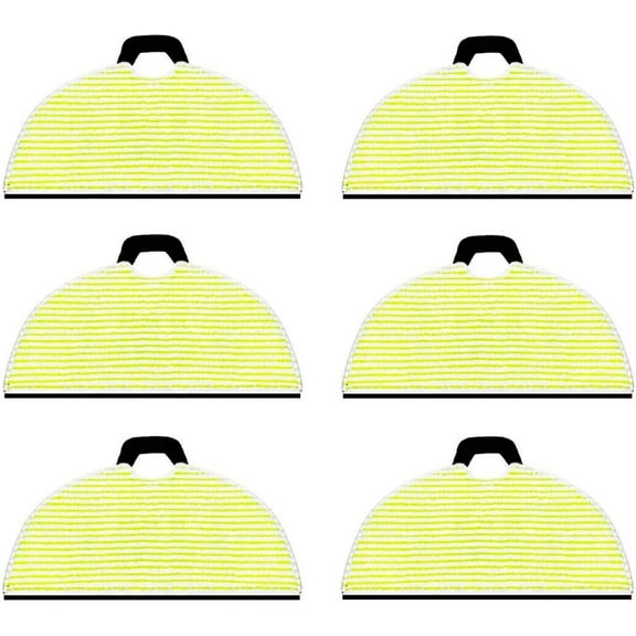6 Pack Set Mopping Pads Replacement for Shark AI Ultra 2 in1 AV2610WA AV2610WACA RV2400WD RV2410WD RV2600WA RV2600WD RV2610WA RV2610WACA RV2610WD RV2610WDCA RV2620WD Robot Vacuum Cleaner