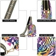 thumbnail image 6 of FORMRS Womens Crossbody Sling Bag Travel Daypack Shoulder Chest Backpack, Purple Wavy Plaid, 6 of 7
