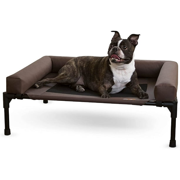 Original Bolster Pet Cot Outdoor Elevated Dog Bed with Removable